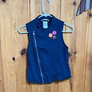 American Girl Navy Knit Top